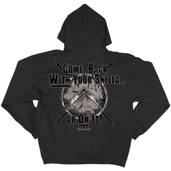 Толстовка с Капюшоном 7.62 Design With Your Shield - Charcoal Heather