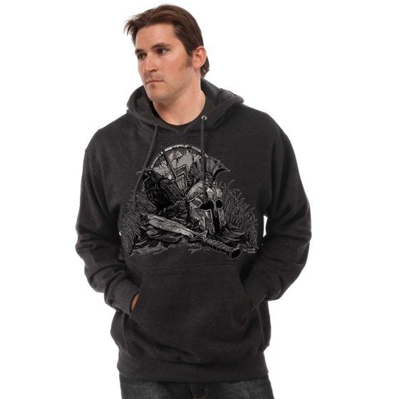 Толстовка с Капюшоном 7.62 Design With Your Shield - Charcoal Heather