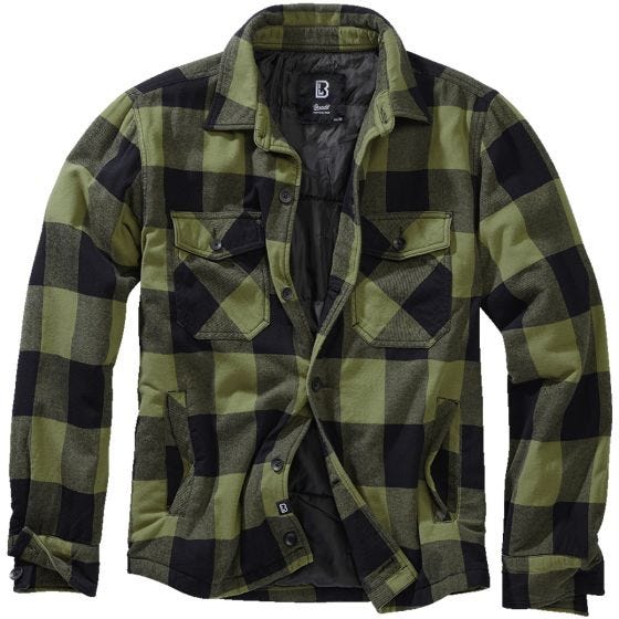 Куртка Brandit Lumber - Черный/Оливковый