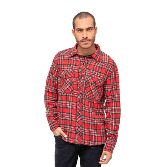 Клетчатая рубашка Brandit Tartan - Tartan