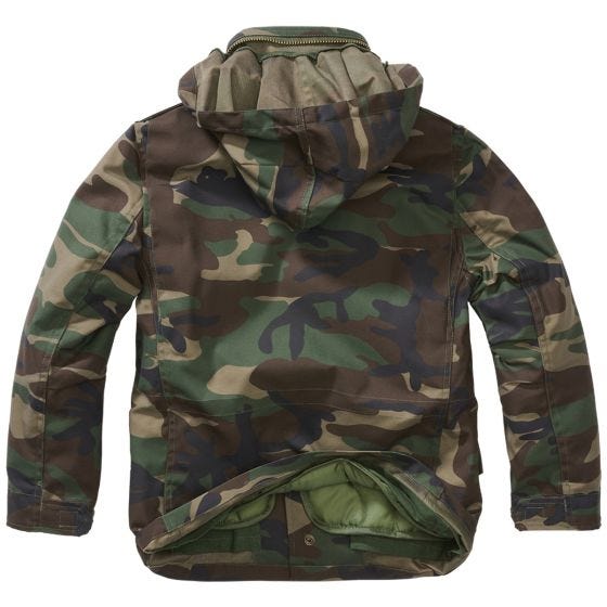 Куртка Brandit Дети M-65 Standard - Woodland