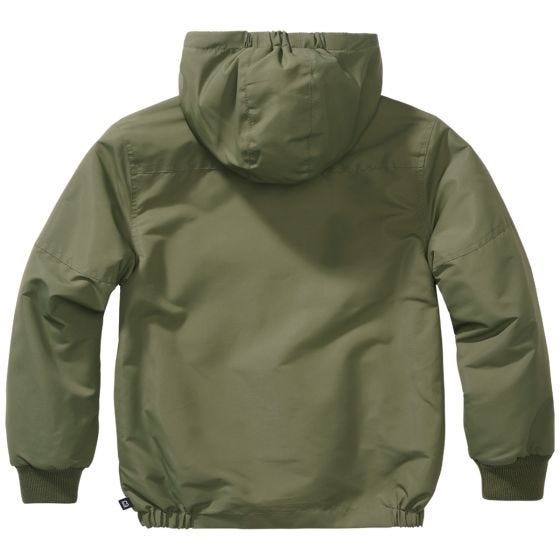 Куртка Brandit Дети Windbreaker Front Zip - Оливковый