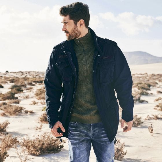 Куртка Brandit M-65 Giant - Navy