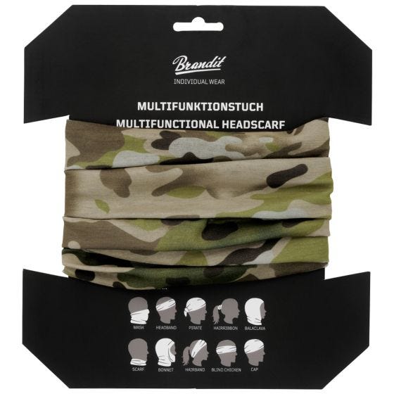Баф утепленный Brandit Multifunctional - Tactical Camo