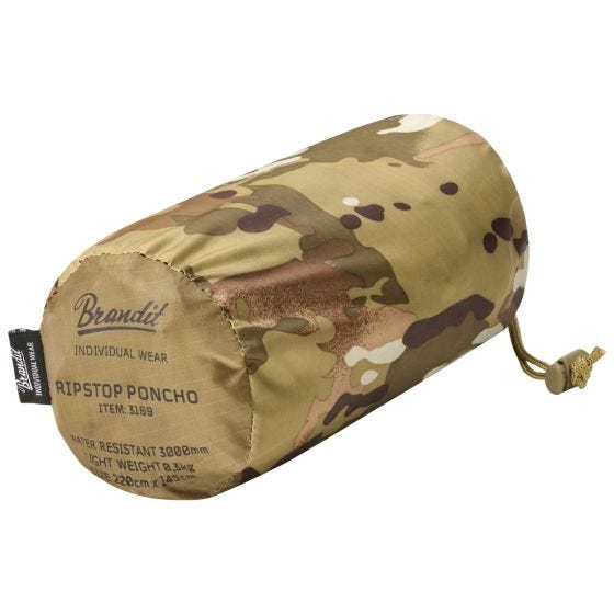 Пончо Brandit Ripstop - Tactical Camo