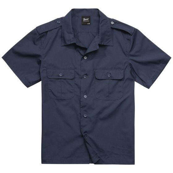 Рубашка с коротким рукавом Brandit US Ripstop - Navy