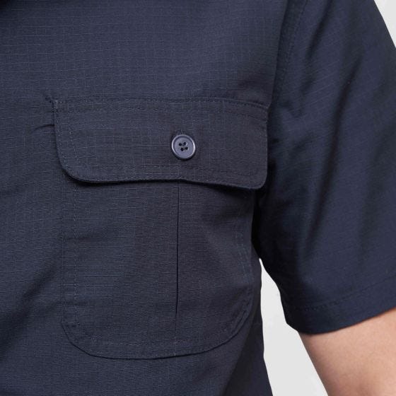 Рубашка с коротким рукавом Brandit US Ripstop - Navy