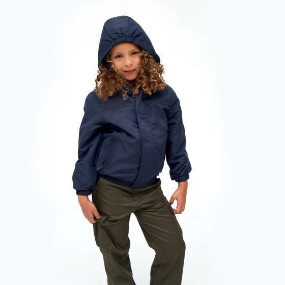 Куртка Brandit Дети Summer Windbreaker Front Zip - Navy