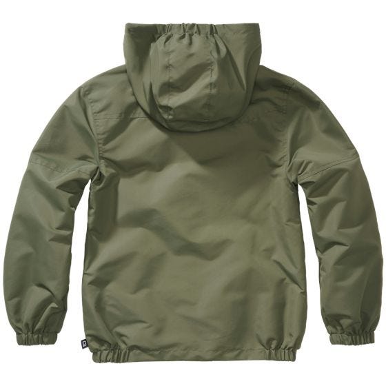 Куртка Brandit Дети Summer Windbreaker Front Zip - Оливковый