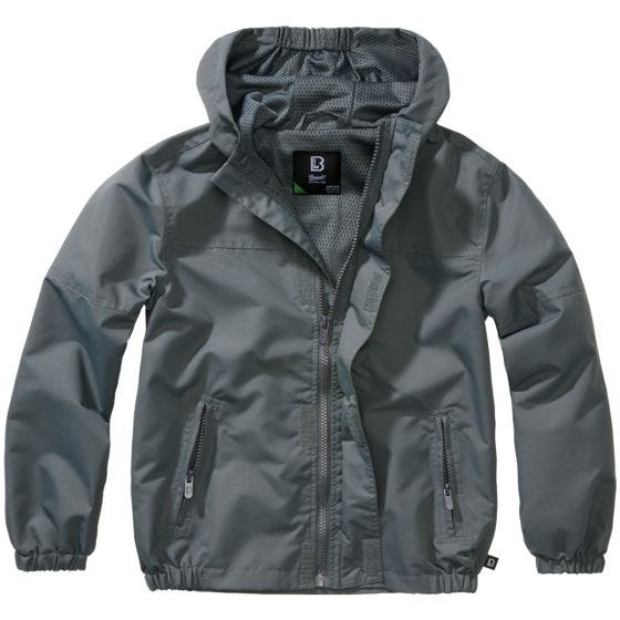 Куртка Brandit Дети Summer Windbreaker Front Zip - Антрацит