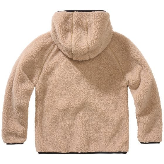 Куртка с капюшоном Brandit Дети Teddyfleece - Camel