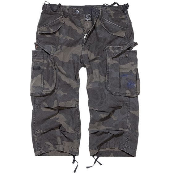 Шорты 3/4 Brandit Industry Vintage - Dark Camo