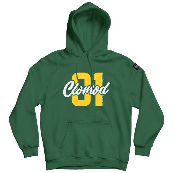 Толстовка с капюшоном CLOMOD "One" - SpringBok Green