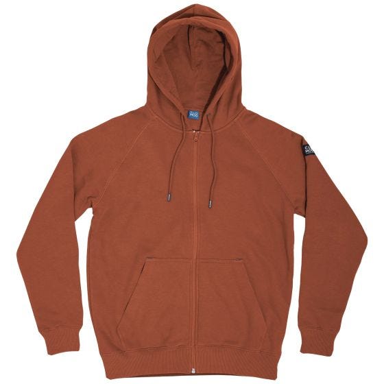 Свитер на молнии CLOMOD "Blank" - Maroon Red