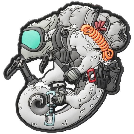 Нашивка Patchlab Arctic Chameleon - Белый