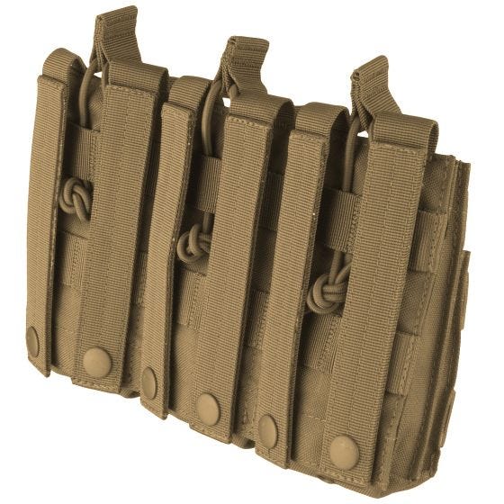 Подсумок для Магазина Condor Triple Stacker M4/M16 - Coyote Brown