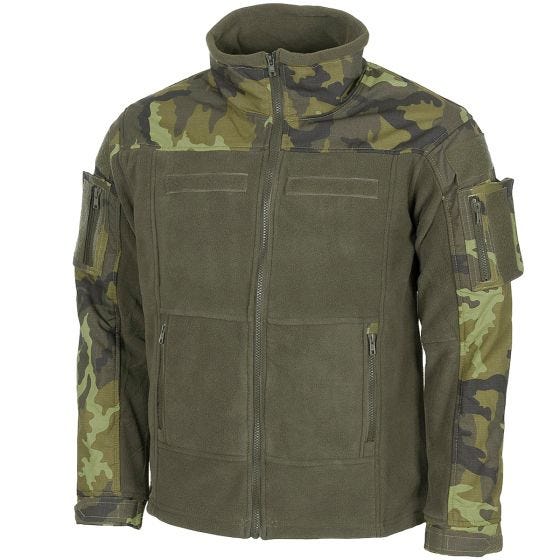 Флисовая Куртка MFH US Combat - Czech Woodland