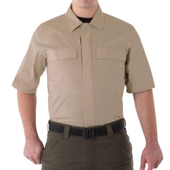 Рубашка с Коротким Рукавом First Tactical V2 BDU Мужская - Хаки