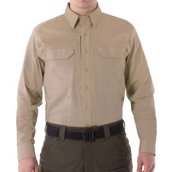 Рубашка с Длинным Рукавом First Tactical V2 Tactical Мужская - Хаки