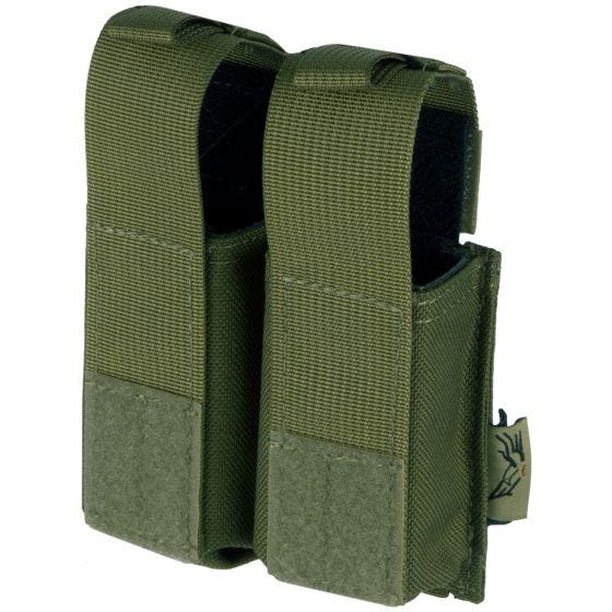 Двойной Подсумок для Пистолетных Магазинов Flyye Ver. HP 9 мм MOLLE - Olive Drab