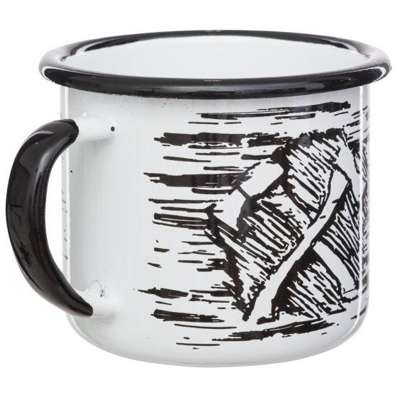 Кружка Helikon Axe Enamel 350 мл - Белый