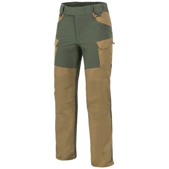 Штаны Helikon Hybrid Outback DuraCanvas - Coyote/Taiga Green