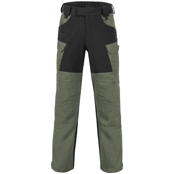 Штаны Helikon Hybrid Outback DuraCanvas - Taiga Green/Черный
