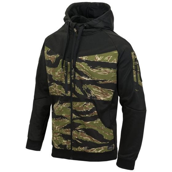 Толстовка на молнии Helikon Rogue - Черный/Tiger Stripe