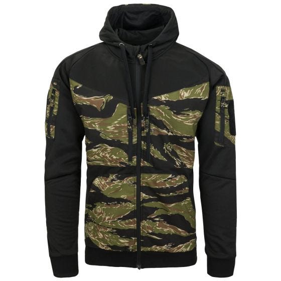 Толстовка на молнии Helikon Rogue - Черный/Tiger Stripe