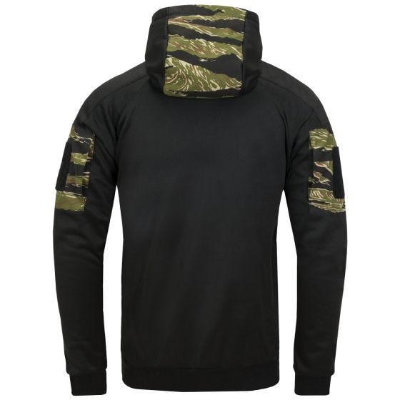 Толстовка на молнии Helikon Rogue - Черный/Tiger Stripe