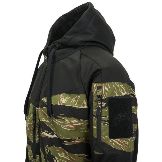 Толстовка на молнии Helikon Rogue - Черный/Tiger Stripe