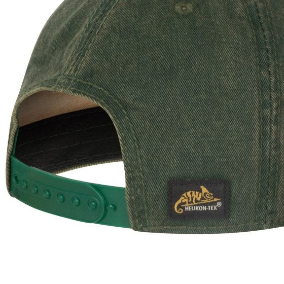 Кепка Helikon Shooting Time - Dirty Washed Dark Green / Dirty Washed Kelly Green
