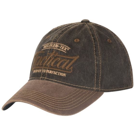 Кепка Helikon Tactical - Dirty Washed Black / Dirty Washed Brown D
