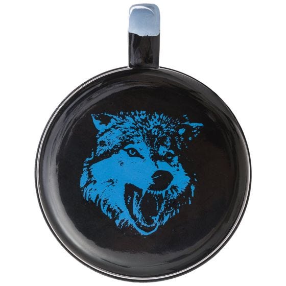 Кружка Helikon Wolf Enamel 350 мл - Черный