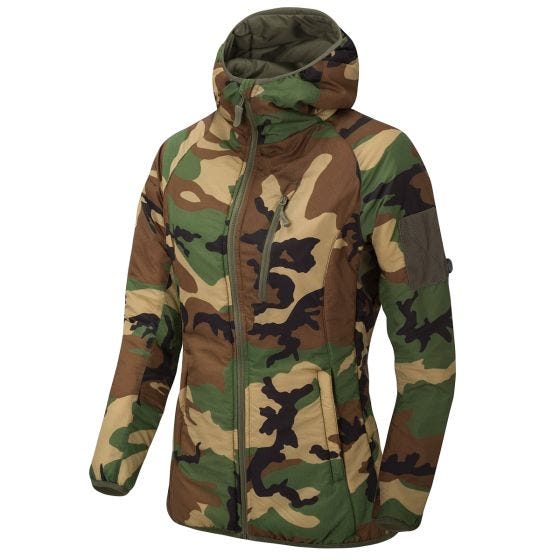 Куртка с Капюшоном Helikon Wolfhound Женская - US Woodland