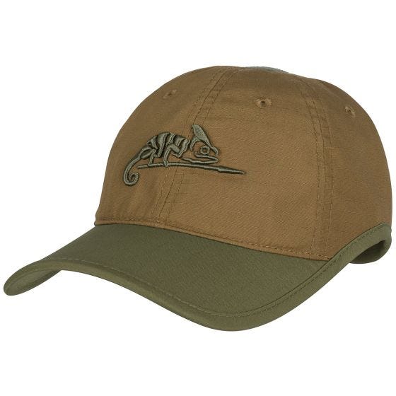Кепка Helikon Logo из Поликоттона Ripstop - Coyote/Олива