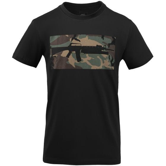 Футболка Helikon 16/203 Combo - Black/US Woodland