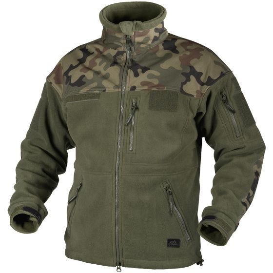 Флисовая Куртка Helikon Infantry Duty - Олива/Polish Woodland