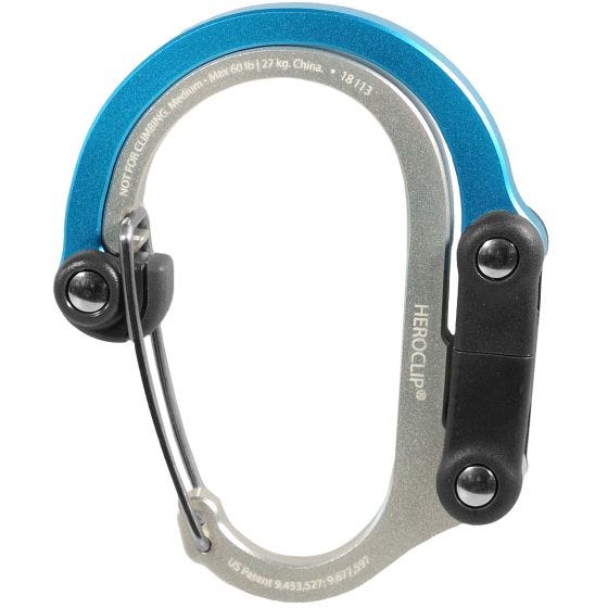 Карабин Heroclip Medium Gear - Blue Steel