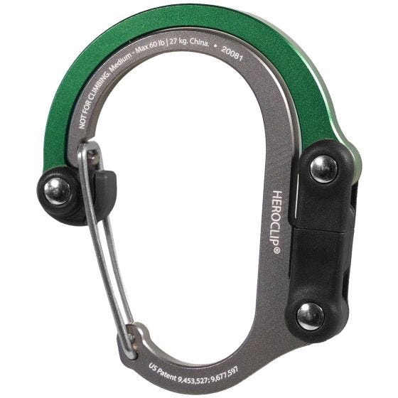 Карабин Heroclip Medium Gear - Forest Green
