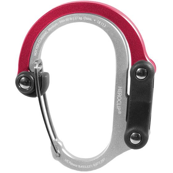 Карабин Heroclip Medium Gear - Hot Rod Red
