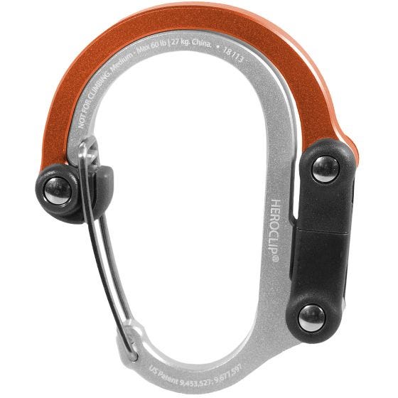 Карабин Heroclip Medium Gear - Orange Crush