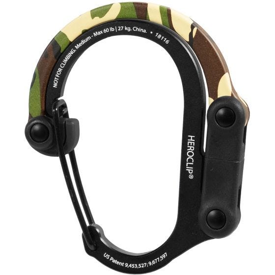 Карабин Heroclip Medium Gear - Woodland Hero