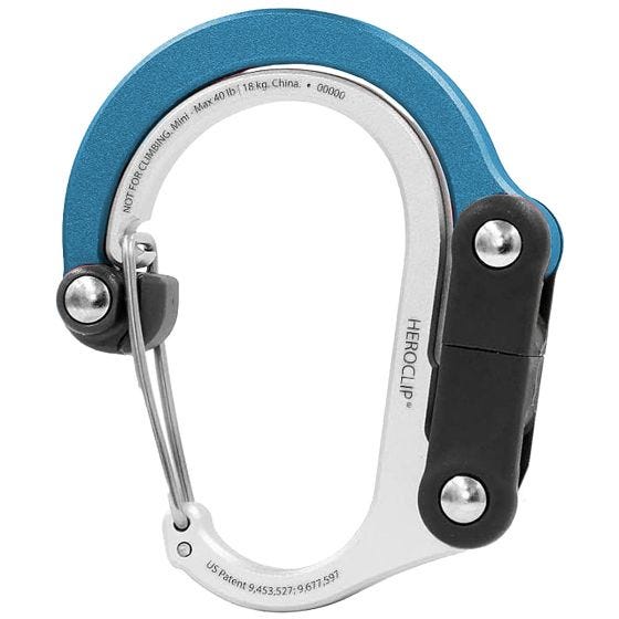 Карабин Heroclip Mini Gear - Blue Steel