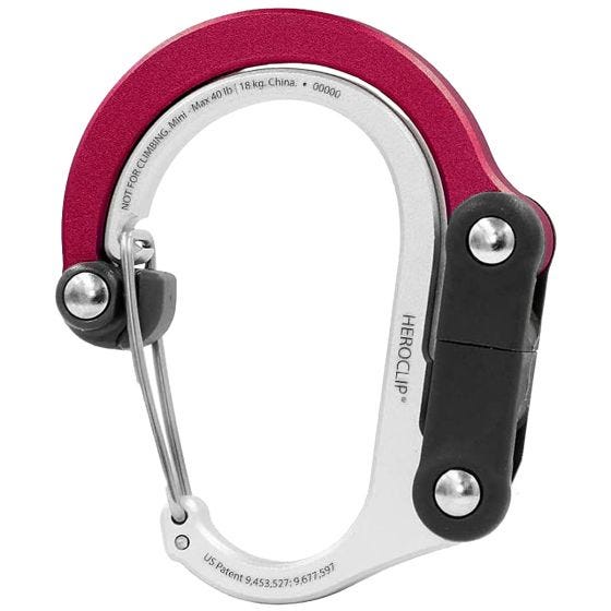 Карабин Heroclip Mini Gear - Hot Rod Red