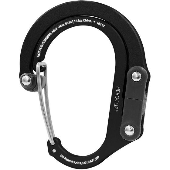 Карабин Heroclip Mini Gear - Stealth Black