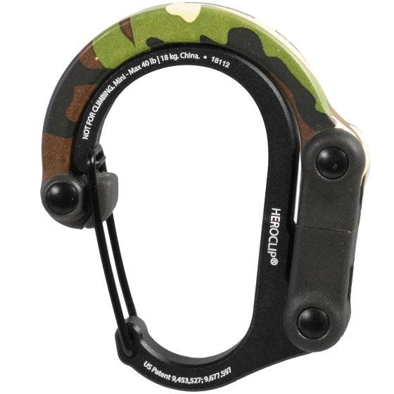 Карабин Heroclip Mini Gear - Woodland Hero
