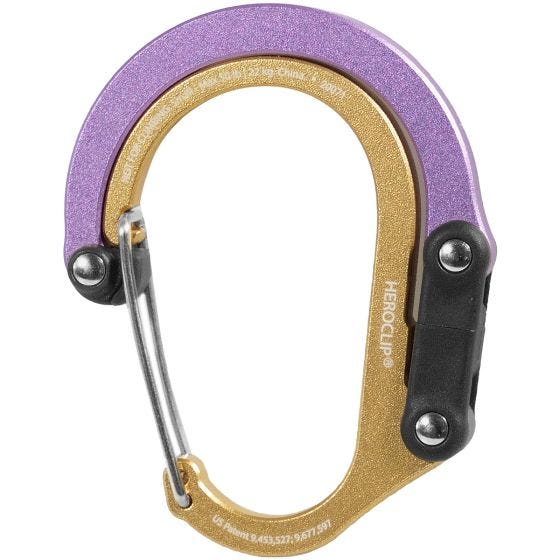 Карабин Heroclip Small Gear - Gold Lavender