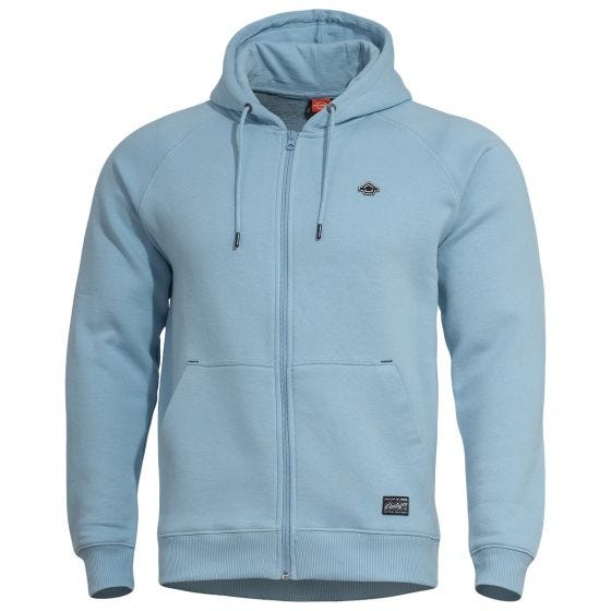 Толстовка на молнии с капюшоном Pentagon Phaeton - Lagoon Blue