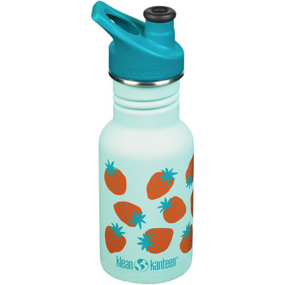 Бутылка Klean Kanteen Classic Sport Cap 355мл - Blue Tint Strawberries